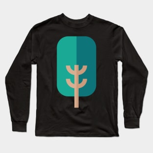 tree icon Long Sleeve T-Shirt